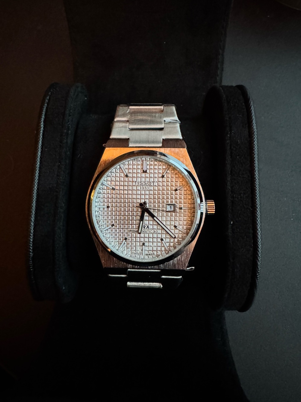 Tissot Silver Men's Stainless Steel Dress Watch (40mm)
